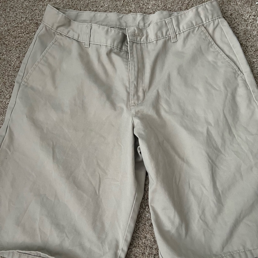 Izod Boys husky size 20H khaki shorts.